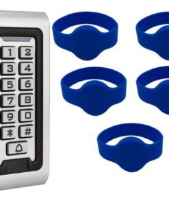 Teclado Metal Control Acceso Rfid Id Card 125 Khz + Relojes