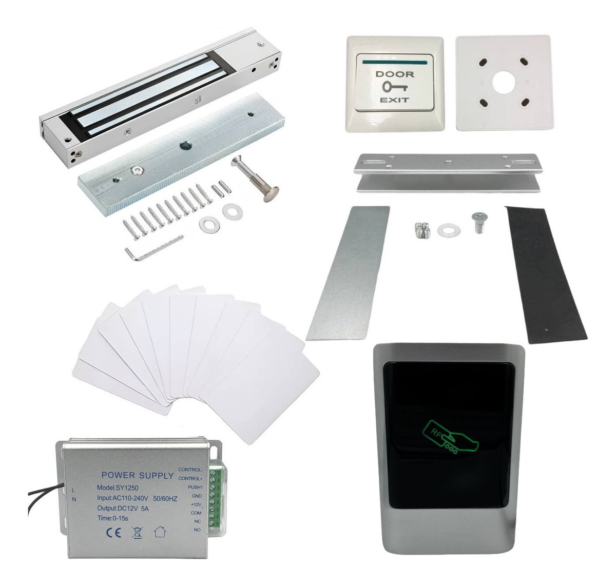 Kit Control Acceso Tarjetas 13,56 Mhz + Cerradura U/ tipo2