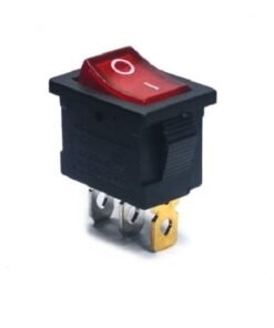 Alternative view of 3 Interruptores Rocker 21mm X 15mm 2 Posicion Con Luz Rojo