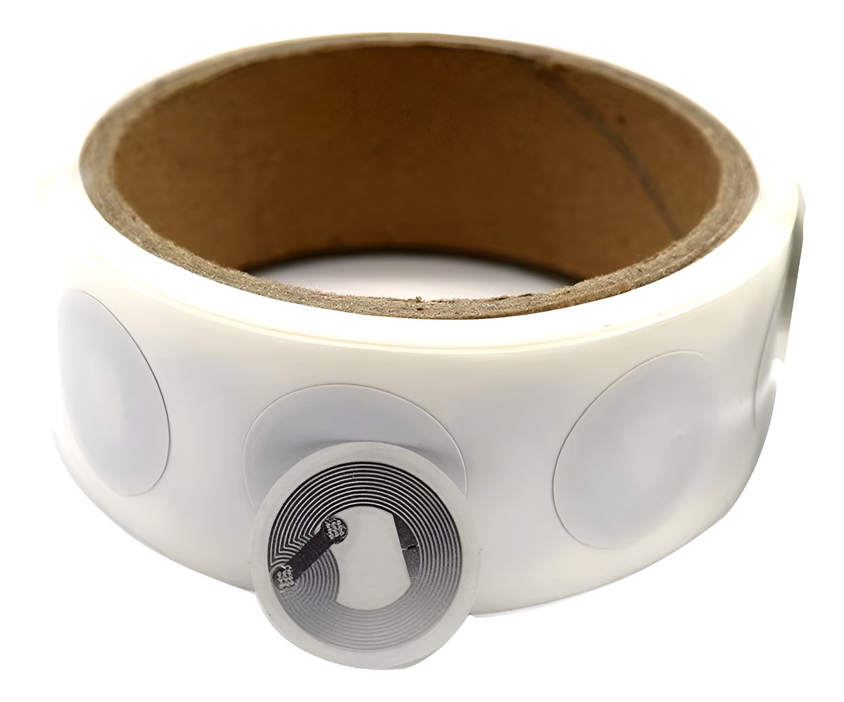 10 X Tag Rfid Control Acceso Mf1 S50 13.56 Mhz Blanco /631 - Imagen 2