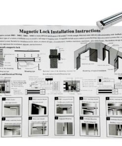 Alternative view of Cerradura Retenedor 280kg 12v + Soporte L /580