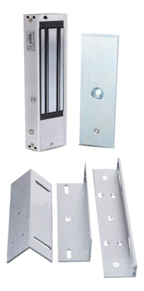 Cerradura Retenedor Electromagnetica 350kg 12V + Soporte ZL