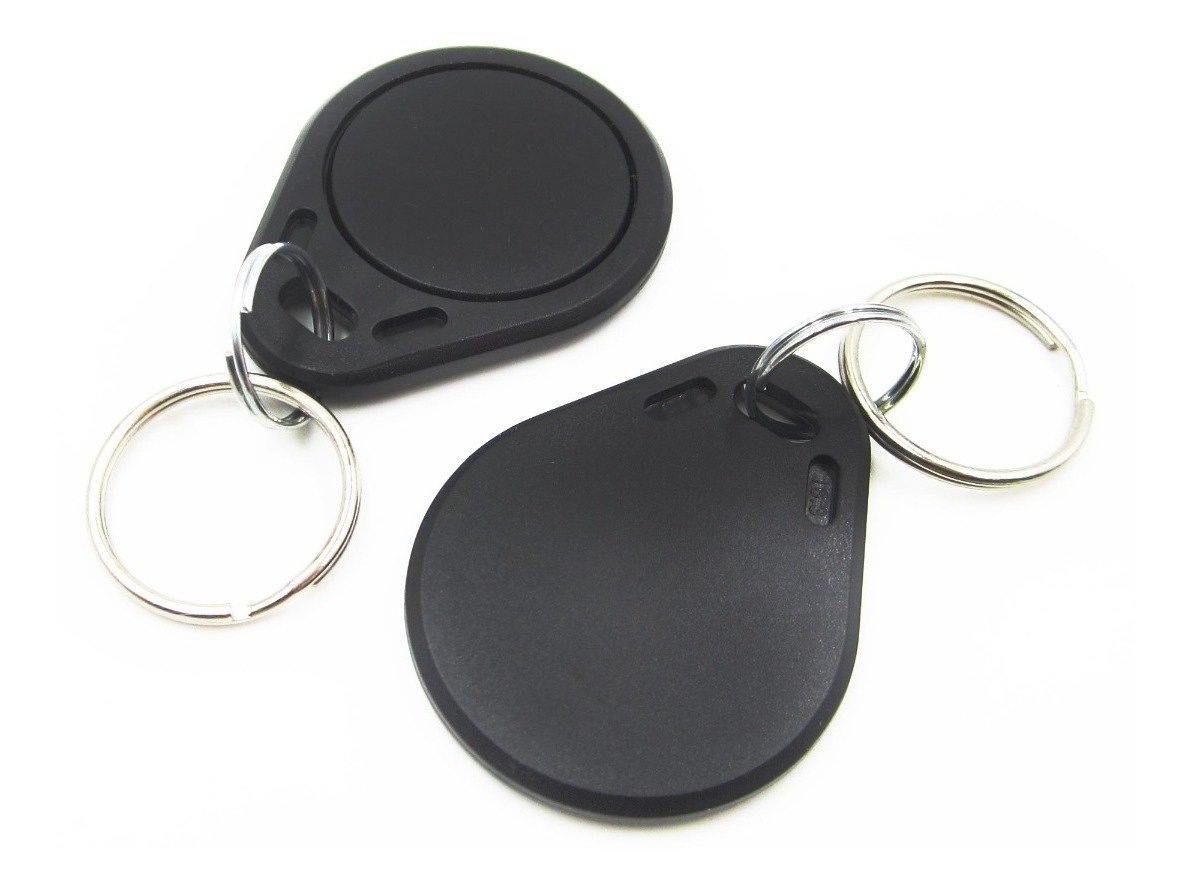 10 X Llavero Negro Rfid Nfc Ntag215 Smartphone Y Amiibo