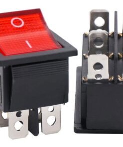 3 X Interruptor Rocker Rojo 31mm X 25mm 6pin 16a 250v 2 Posi