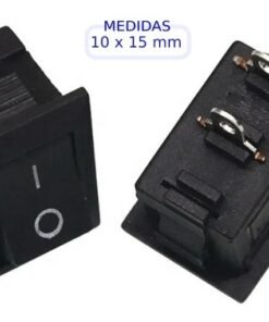 Pack De 10 Interruptor 2 Pin 12v 16a 3a 250vc