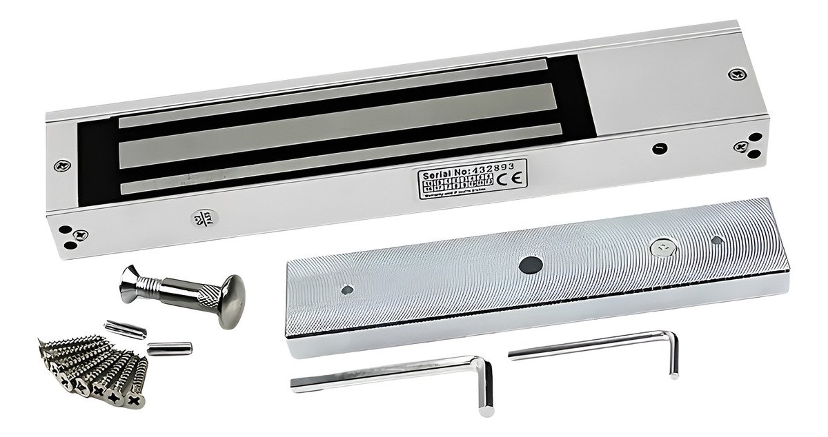 Cerradura Retenedor Electromagnetica 280kg sin timer 12v