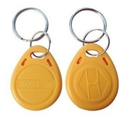 Pack De 100 Tag Rfid Amarillo 125 Khz