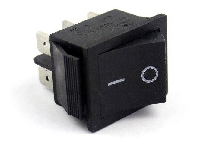 5 X Interruptor Rocker 21mm X 15mm 6pin 6a 250v 2 Posiciones