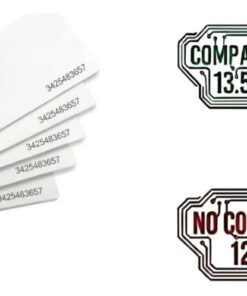 Alternative view of Pack De 100 Tarjeta Rfid 13.56mhz Con Serie Impresa