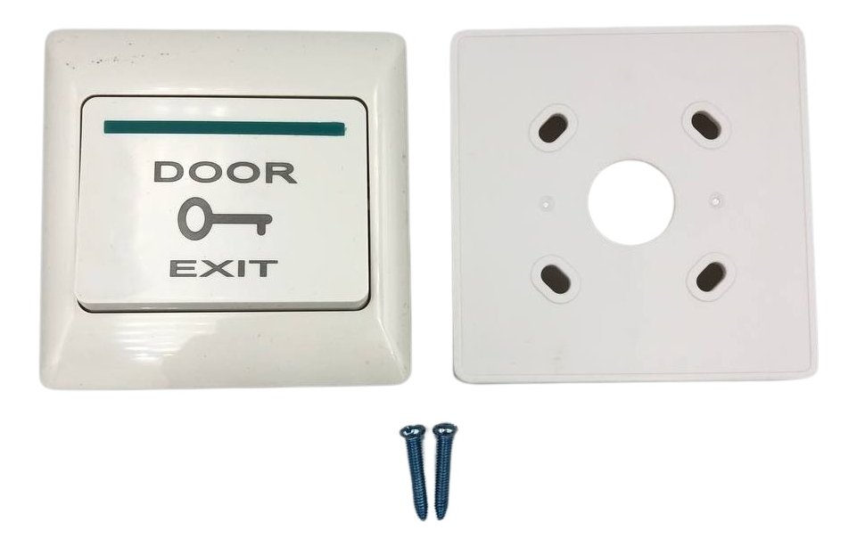 Boton Pulsador Control De Acceso Exit Button 86mm No /475