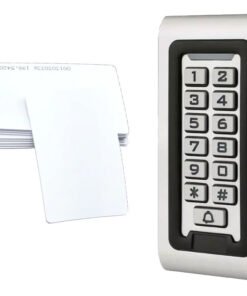 Teclado Metal Control Acceso Rfid Id Card 125 Khz + Tarjetas