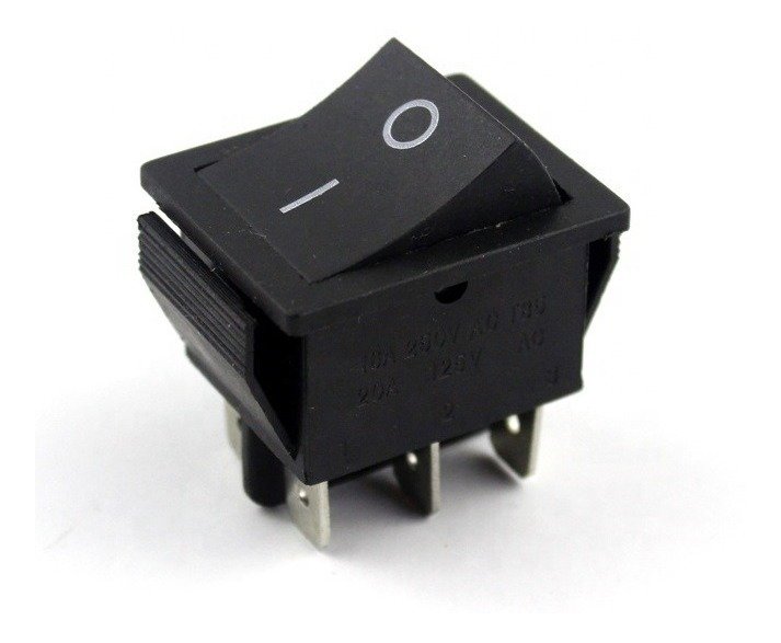 3 Interruptores Rocker 21mm X 15mm 6pin 6a 250v 2 Posicion - Imagen 3