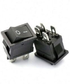 Pack 10 X Interruptor Rocker 21mm X 15mm 4pin 6a 250v