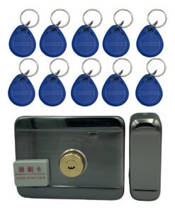 Cerradura Chapa Eléctrica Puerta Rfid 125 Khz Con Llaveros