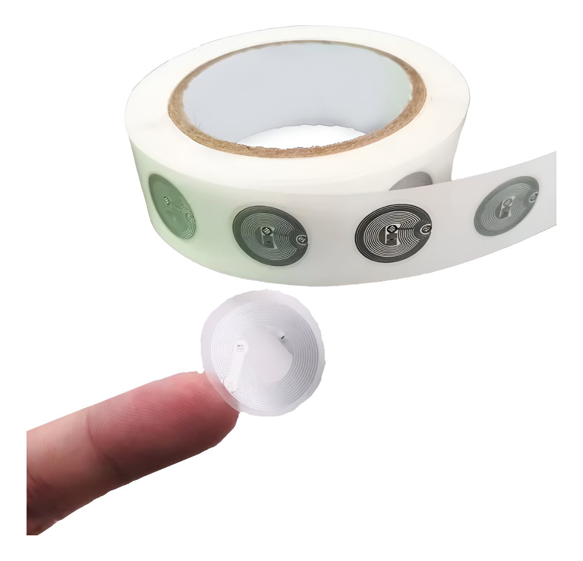 10 X Tag Rfid Control Acceso Mf1 S50 13.56 Mhz Blanco /631