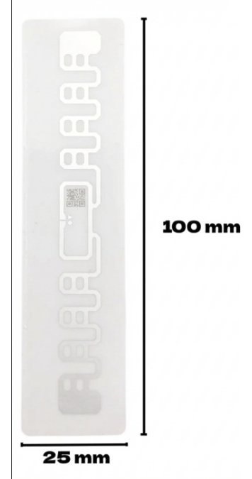 100 Etiquetas Rfid Uhf,860-960 Mhz, EPC Gen2