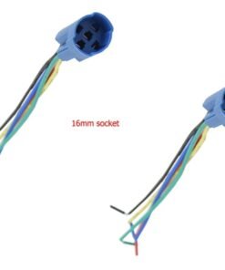 2 x cable conector para boton metalico 16MM