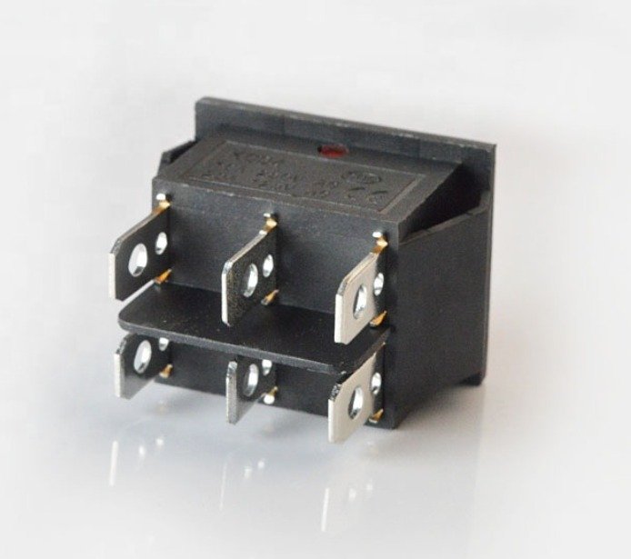 3 Interruptores Rocker 21mm X 15mm 6pin 6a 250v 2 Posicion - Imagen 2