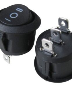 Pack 5 X Interruptor 23mm De Diametro 3pin 3 Posiciones