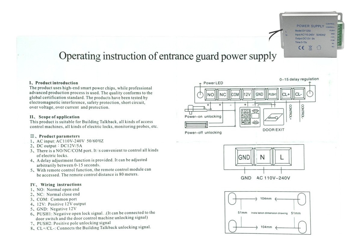Kit Control Acceso 13,56 Mhz Pulseras + Cerradura ZL - Imagen 2