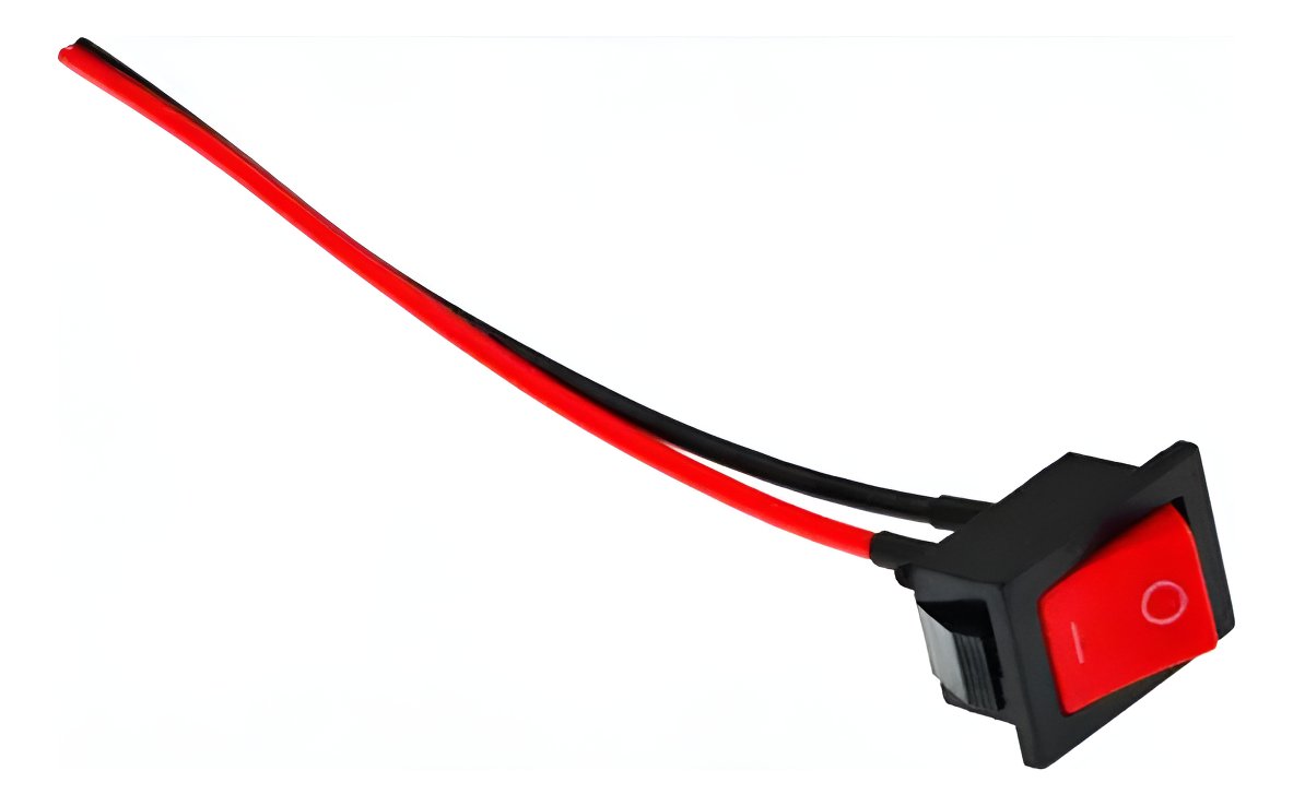 Pack 5 Interruptor 21mmX15mm 2pin 2 posicion con cable 20cm