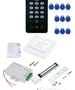 Kit Control Acceso 125 Khz 1000 User + Cerradura 280 Kg