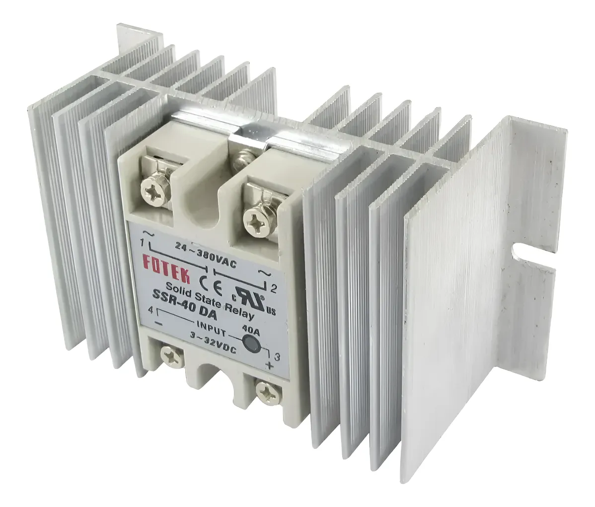 Relé De Estado Sólido 24-380vac /3-32vdc 100amp + Disipador - Imagen 2