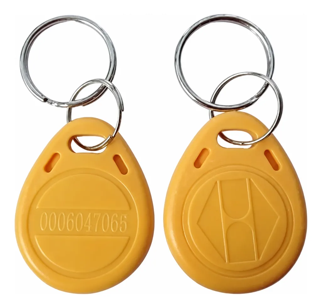 10 X Tag Rfid Amarillo 125 Khz
