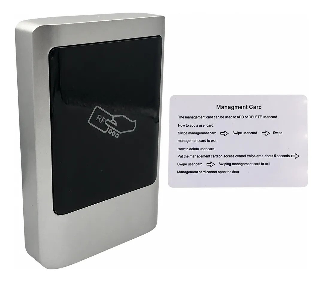 Control Acceso Rfid Metal 13.56 Mhz 4000 User 140mm 12v - Imagen 6
