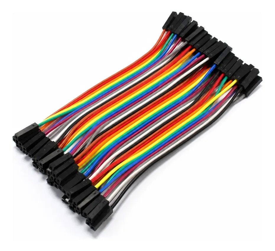 80 Cables Dupont hembre/hembra 2.54mm 10cms