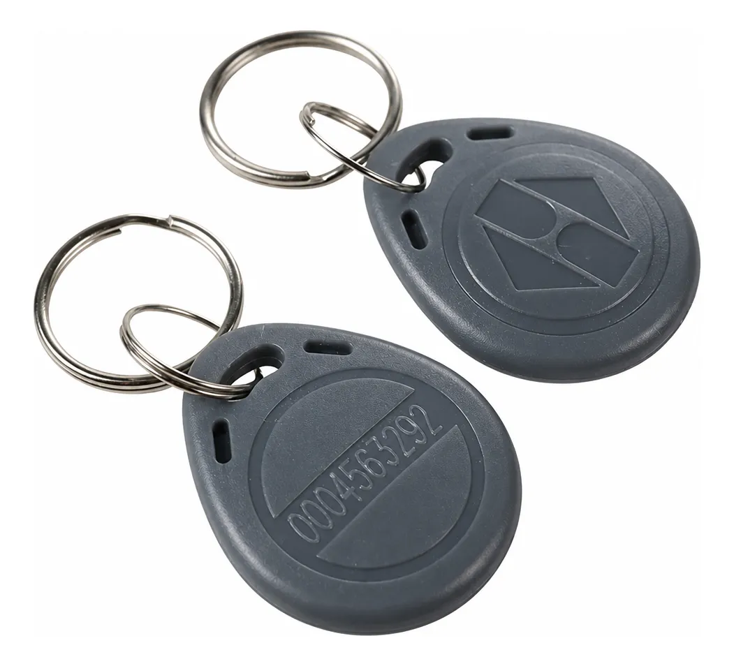 10 X Tag Rfid Gris 125 Khz