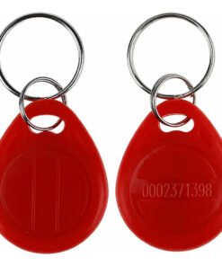 10 X Tag Rfid Rojo 125 Khz