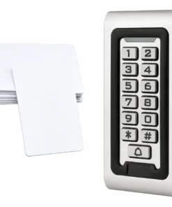 Teclado Metal Control Acceso Rfid Id Card 125 Khz + Tarjetas