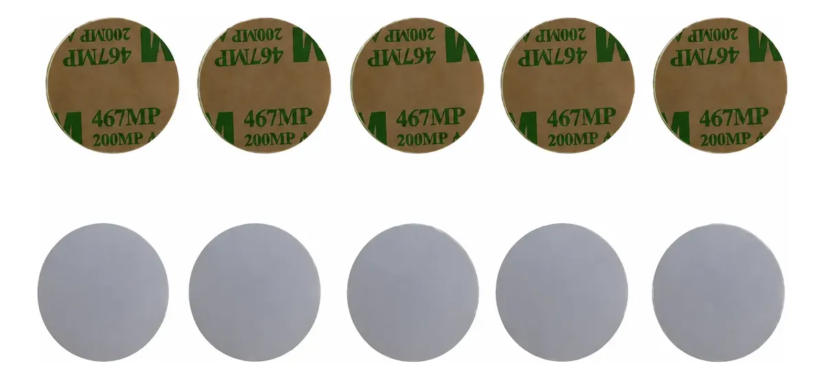 10 Stickers tipo Moneda Rfid EM 125KHZ ID /617