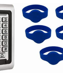 Teclado Metal Control Acceso Rfid Id Card 125 Khz + Relojes